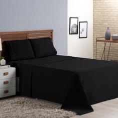 Jogo De Lençol King 4 peças Ponto Palito 400 Fios micro percal - Bela 