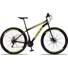 Bicicleta 29 Raider Sport Aço 21 Marchas Freio a Disco-Unissex