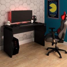 Mesa Gamer Escrivaninha 2.0 com Formato Anatômico e Regulagem de Altura Artany Preto