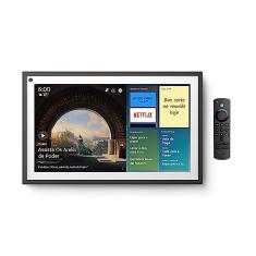 Echo Show 15: Smart Display Full HD de 15,6" com Alexa e experiência Fire TV | Streaming, organização e casa inteligente | Controle remoto incluso
