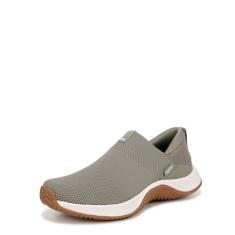 Ryka Tênis feminino Encore Knit Slip On, Verde (Vetiver), 6.5 Wide