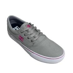 Tênis DC Shoes New Flash 2 TX Feminino - Cinza e Rosa