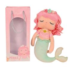 Boneca Infantil Metoo Angela Sereia Pérola c/sacola