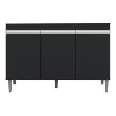 Balcão Gabinete Para Cozinha Manu 120cm 3 Portas