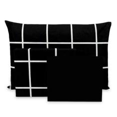 Jogo de Lençol Solteiro 4 pçs Percal Flex Estampado 400 Fios Toque Ace