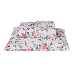 Kit De Lençol Roupa de Cama 2 Pç Solteiro Algodão Estampas - Riffo Sto