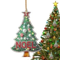 Bohany Enfeites de Papai Noel para Árvore de Natal, Amuleto de Papai Noel | 2D enfeites acrílicos para árvores de Natal,Papai Noel enfeita pingentes leves de árvore de Natal para varandas de árvores