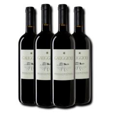 Kit 4 Garrafas Brunello Di Montalcino Gauggiole
