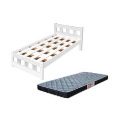 Cama Solteiro Pop Para Crianças Adolescente Retrô Com Colchão D20 Incl