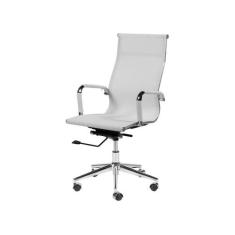 Cadeira de Escritorio Eames Esteirinha Alta Tela - Mesh Branca - ordes