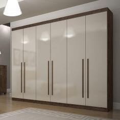 Guarda Roupa 6 Portas Gramado Canion Off White