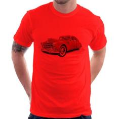 Camiseta Retro Classic Red Car - Foca Na Moda