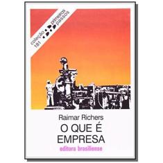 Que E Empresa, O - Vol.181 - Colecao Primeiros Pas - Brasiliense