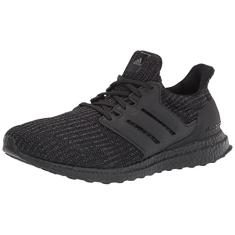 adidas Tênis de corrida masculino Ultraboost 4.0 DNA, Preto/Preto/Cinza, 7.5