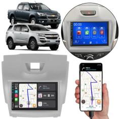 Kit Multimídia Carplay S10 2012-2016 7 Pol MP5 Touch-screen + Câmera d