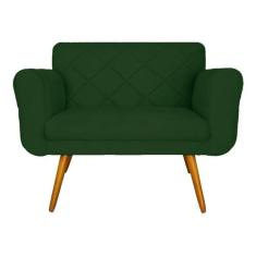 Namoradeira Decorativa Estofada Para Salão de Beleza Isabella Suede Ve