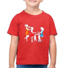 Camiseta Algodão Infantil Salão de Beleza Cabeleireira e Manicure - Fo