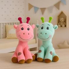 Pelúcia Girafa 24 cm com Ventosa  Magia e Diversão para os Pequenos! -