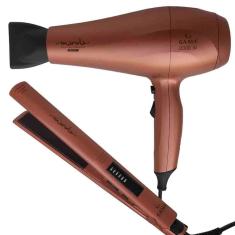 Kit Prancha Led E Secador De Cabelo Marula Bivolt