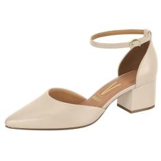 Scarpin,Casual,Vizzano,Feminino,CREME, 34