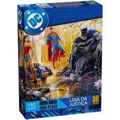 Quebra Cabeça Puzzle 1000 Peças Liga Da Justiça Grow