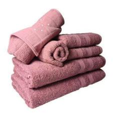 Jogo Toalhas 2 Banhos 2 Rostos 2 Pisos Grande Grossa Ros?