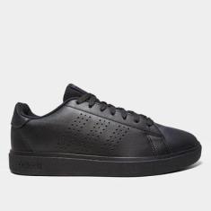Tênis Adidas Advantage Base 2.0 Preto e Cinza-Masculino
