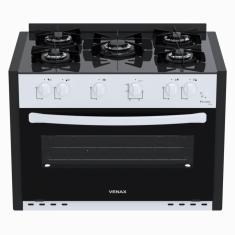 Fogao a Gas de Embutir 5 Bocas Venax Picasso Line Branco