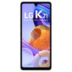 Smartphone LG K71 LMQ730BAW 128GB Dual Chip Tela 6.8&quot; 4G WiFi Câmera Tripla 48MP+5MP+5MP Branco