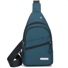 Bolsa Pochete de Ombro Lorben Mochila Pequena Transversal Tiracolo Masculino Feminino Verde
