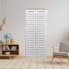 Porta Camarão Palheta de Alumínio 210 X 80cm Linha 25 Lado Esquerda Branco