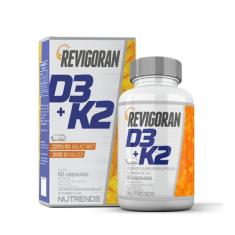 Revigoran Vitamina D3 + K2 Nutrends 60 Cápsulas, Sem Sabor