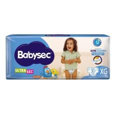 FRALDA BABYSEC GALINHA PINTADINHA MEGA XG / 30 un