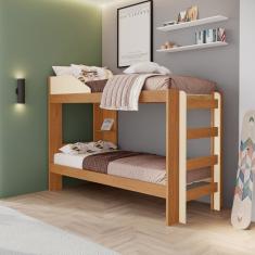 Beliche para Quarto de Solteiro Onix Cinamomo/Off White