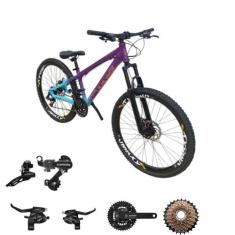Bicicleta Vikingx Tuff 44 Aro 26 Cambio Shimano Traseiro Dianteiro / T