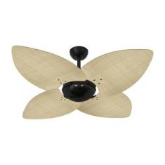 Ventilador de Teto Dormamu Nero Office 4 Pás Palmae Natural 220V - Cas