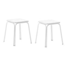 Kit 2 Banqueta De Cozinha 1748 2 Banquetas Branco - Carraro