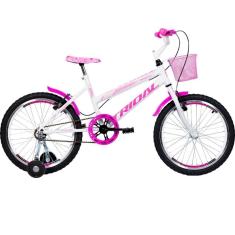 Bicicleta Aro 20 Feminina Infantil Roda Lateral Tridal-Feminino