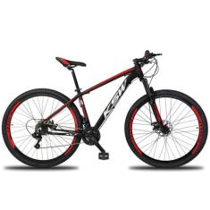 Bicicleta Aro 29 Ksw 24v Acera, Freio Hidraulico, Trava e k7, Preto, V