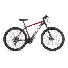 Bicicleta Aro 29 KSW XLT Altus 24v Hidráulico, Preto, Branco, Vermelho