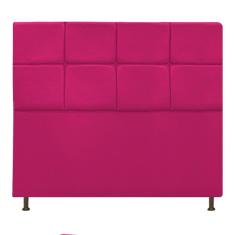 Cabeceira Estofada Damares 160 Cm Queen Size com Botonê Pink
