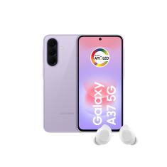 Smartphone Samsung Galaxy A37 5G Tela 6.7" 128GB Lavanda + Fone de Ouvido Buds Core Branco