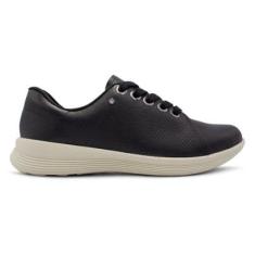 Tênis Usaflex Feminino Couro Conforto Casual UC0602-Feminino