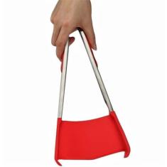 Espátula c/Pegador Inox e Silicone 2 em 1 Casa Cozinha