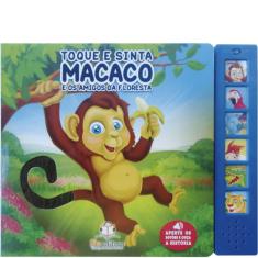 Livro Sonoro Toque e Sinta: Macaco - Blu Editora