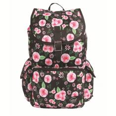 Mochila Container Floral/Preto - 30113 - Dermiwil