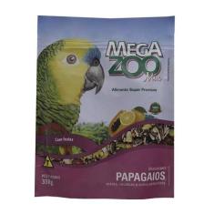 Ração Megazoo Mix Para Papagaios - 350G