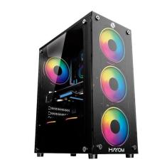 Gabinete Gamer Gb1749 Hayom Com 4 Fans Mid Tower