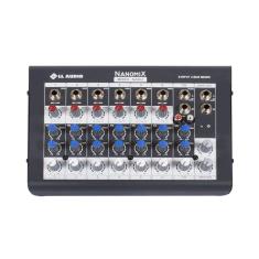 Mesa De Som Mixer Nanomix Ll Audio Na802 8 Canais C/Pc Sound
