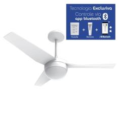 Ventilador Teto Aliseu Jet Branco Bluetooth+ Parede+ Remoto